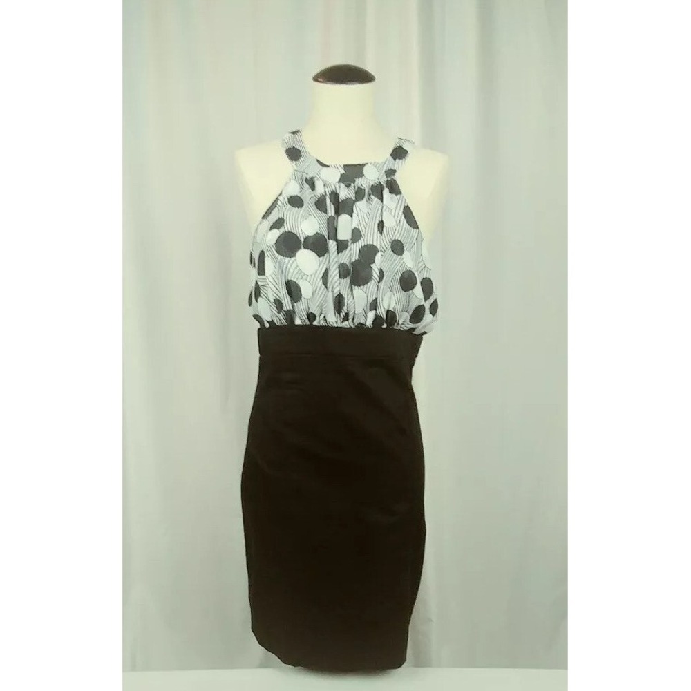 Women's RAMPAGE CLOTHING CO. Size 11 Dress Black w/ Poka Dot top